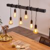 Barbengo Lámpara Colgante Negro, 6 luces