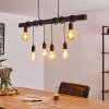 Barbengo Lámpara Colgante Negro, 6 luces