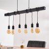Barbengo Lámpara Colgante Negro, 6 luces
