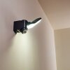 Aplique para exterior Larvik LED Antracita, 1 luz, Sensor de movimiento