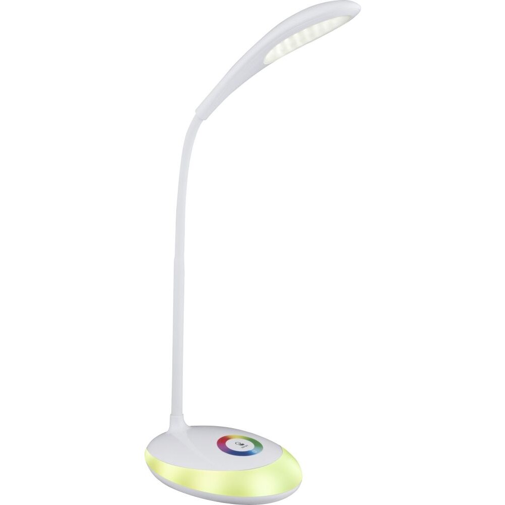 Globo MINEA Lámpara de Mesa LED Blanca, 1 luz, Cambia de color main product photo
