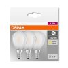 Osram LED E14 4,5 Watt 2700 Kelvin 470 Lumen Paquete de 3