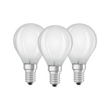 Osram LED E14 4,5 Watt 2700 Kelvin 470 Lumen Paquete de 3