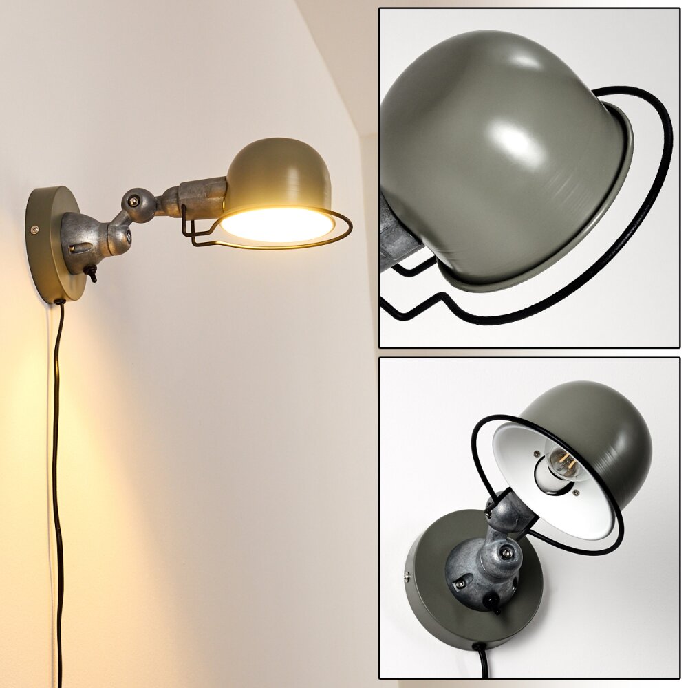 Arild Aplique Verde, Plata, 1 luz main product photo