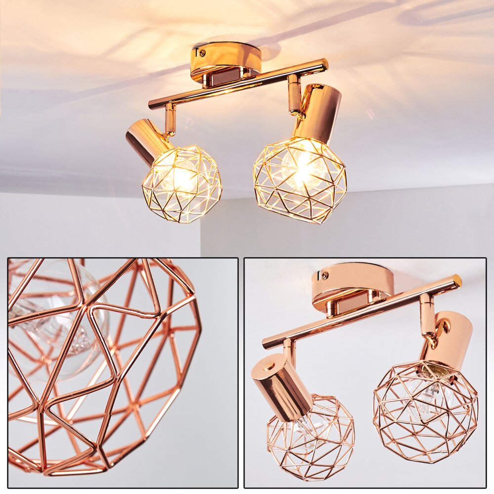 Palmira Lámpara de Techo Cobre, 2 luces main product photo