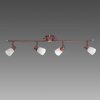 Brilliant Milos Lámpara de techo Cobre, 4 luces