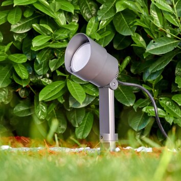 Apenrader Foco proyector jardin LED Antracita, 1 luz