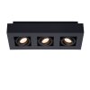 Foco de techo Lucide XIRAX LED Negro, 3 luces