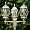 Kobe Candelabro dorado, Blanca, 3 luces