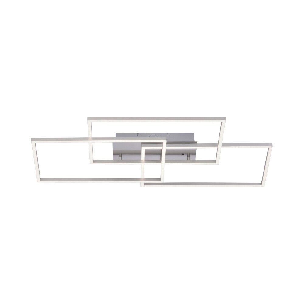 Leuchten-Direkt IVEN Lámpara de Techo LED Níquel-mate, 3 luces, Mando a distancia main product photo