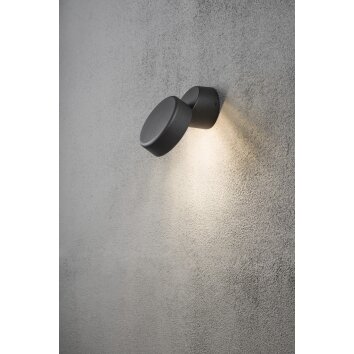 Konstsmide Vicenza Aplique LED Negro, 1 luz