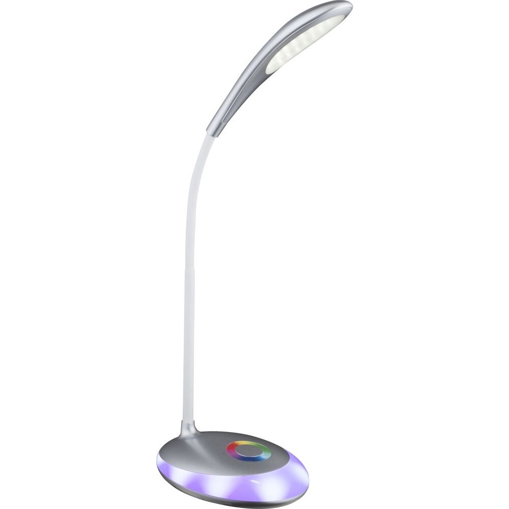 Globo MINEA Lámpara de Mesa LED Plata, 1 luz, Cambia de color main product photo