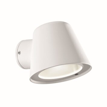 Ideal Lux GAS Aplique para exterior Blanca, 1 luz