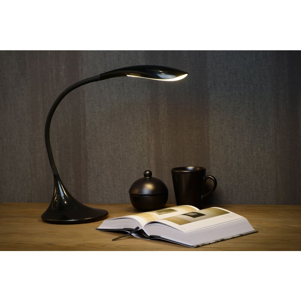 Lucide EMIL Lámpara de oficina LED Negro, 1 luz main product photo