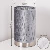 Liared Lámpara de Mesa Gris, 1 luz