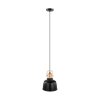 Eglo BODMIN Lámpara Colgante Cobre, Negro, 1 luz