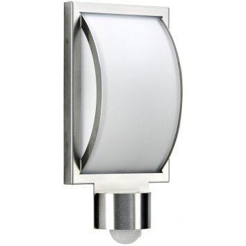 Albert 6391 Lámpara para exterior LED Acero inoxidable, 1 luz, Sensor de movimiento