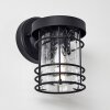 Aplique para exterior Bjerndrup Negro, 1 luz