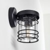 Aplique para exterior Bjerndrup Negro, 1 luz