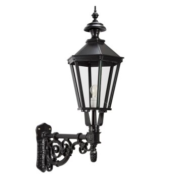 KS Verlichting Lisse Aplique Negro, 1 luz