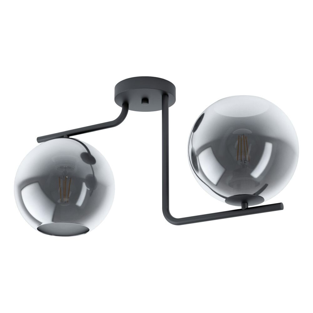 EGLO MAROJALES Lámpara de Techo Negro, 2 luces main product photo