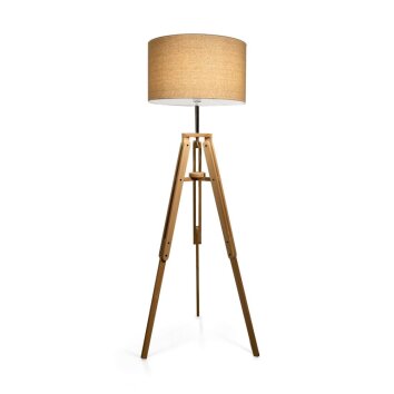 Ideal Lux KLIMT Lámpara de Pie Madera clara, 1 luz