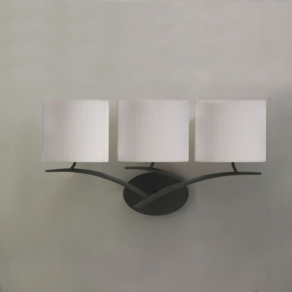 Mantra Eve Aplique Antracita, 3 luces main product photo