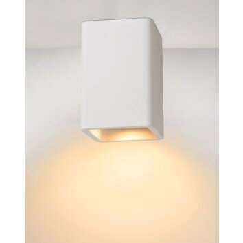 Lucide GIPSY Lámpara de techo Blanca, 1 luz