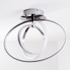 Trio Corland Lámpara de techo LED Cromo, 1 luz