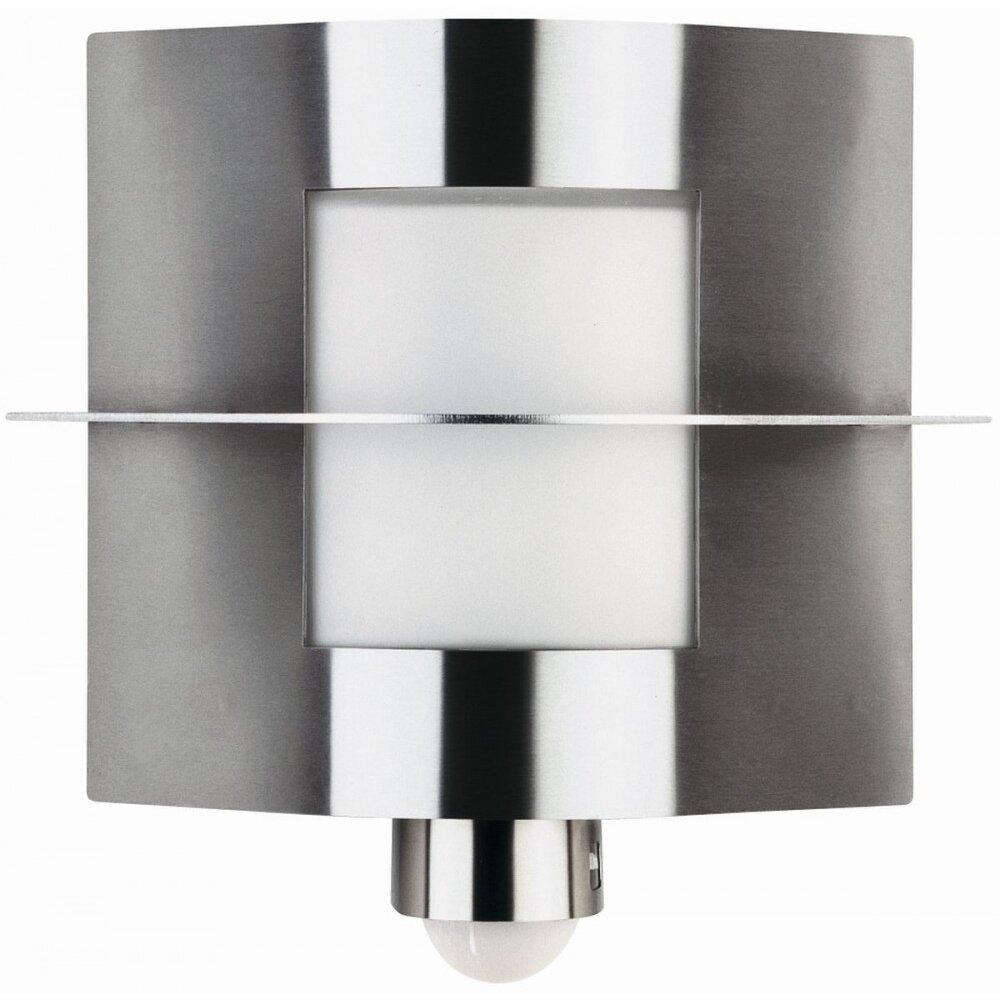 Albert 6101 Aplique para exterior Acero inoxidable, 1 luz, Sensor de movimiento main product photo