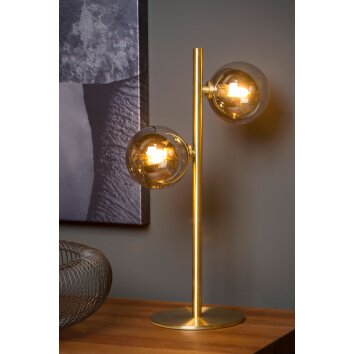 Lucide TYCHO Lámpara de escritorio dorado, 2 luces