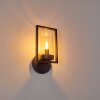 Aplique para exterior Burundi Negro, 1 luz