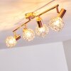Palmira Lámpara de Techo Cobre, 4 luces