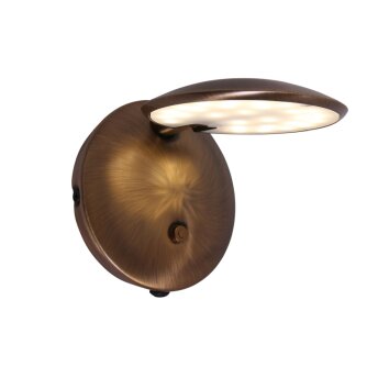 Steinhauer Zenith Aplique LED Bronce, 1 luz