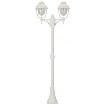 Albert 2040 Lámpara de pie para exterior Blanca, 2 luces
