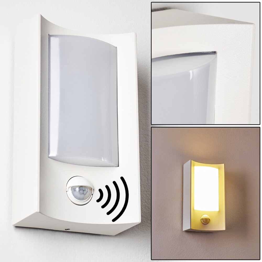 Aplique para exterior Nordkapp LED Blanca, 1 luz, Sensor de movimiento main product photo