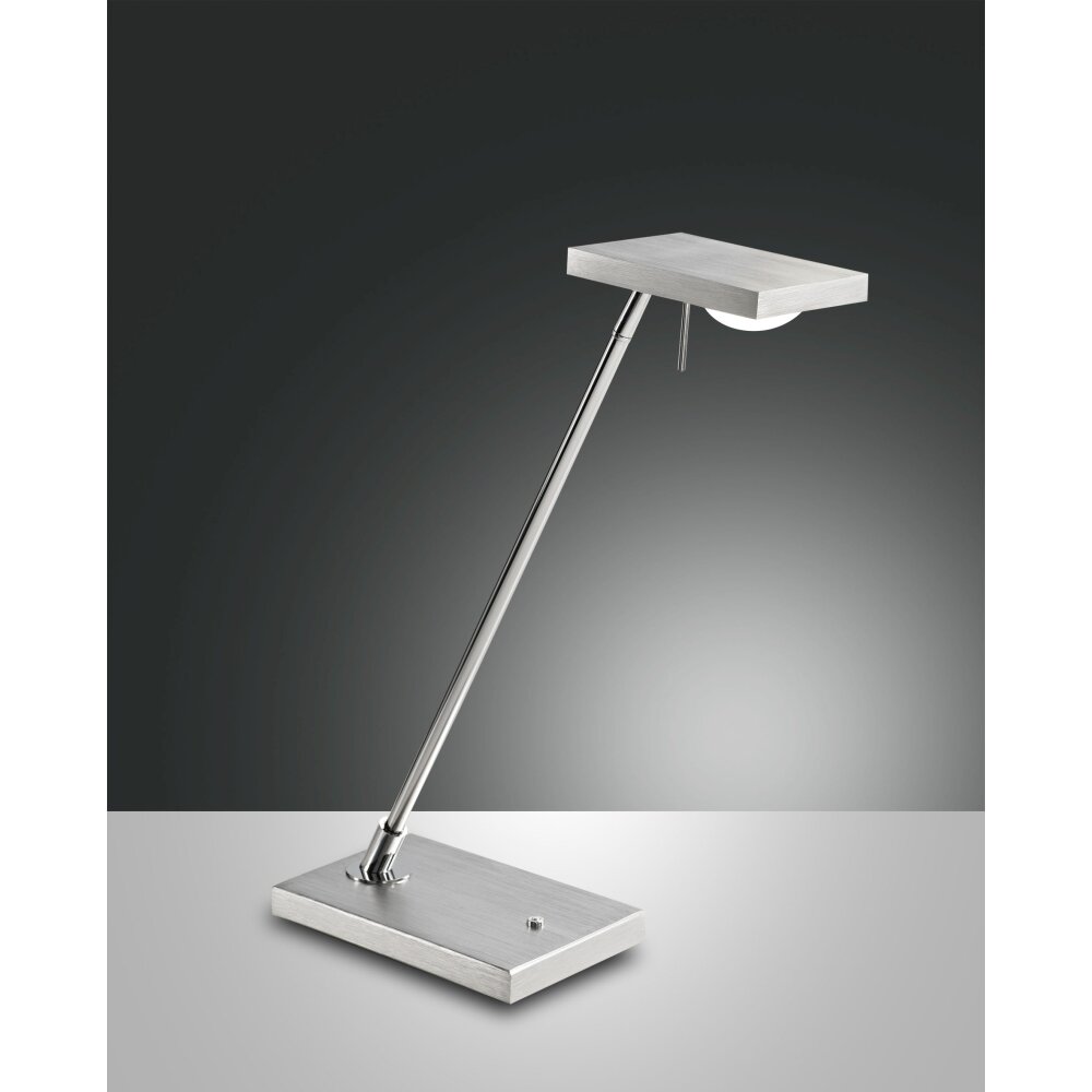 Fabas Luce Como Lámpara de Mesa LED Aluminio, Cromo, 1 luz main product photo