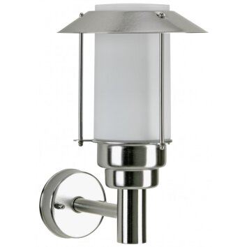 Albert 237 Aplique para exterior Acero inoxidable, 1 luz