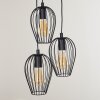 Negril Lámpara Colgante Negro, 3 luces