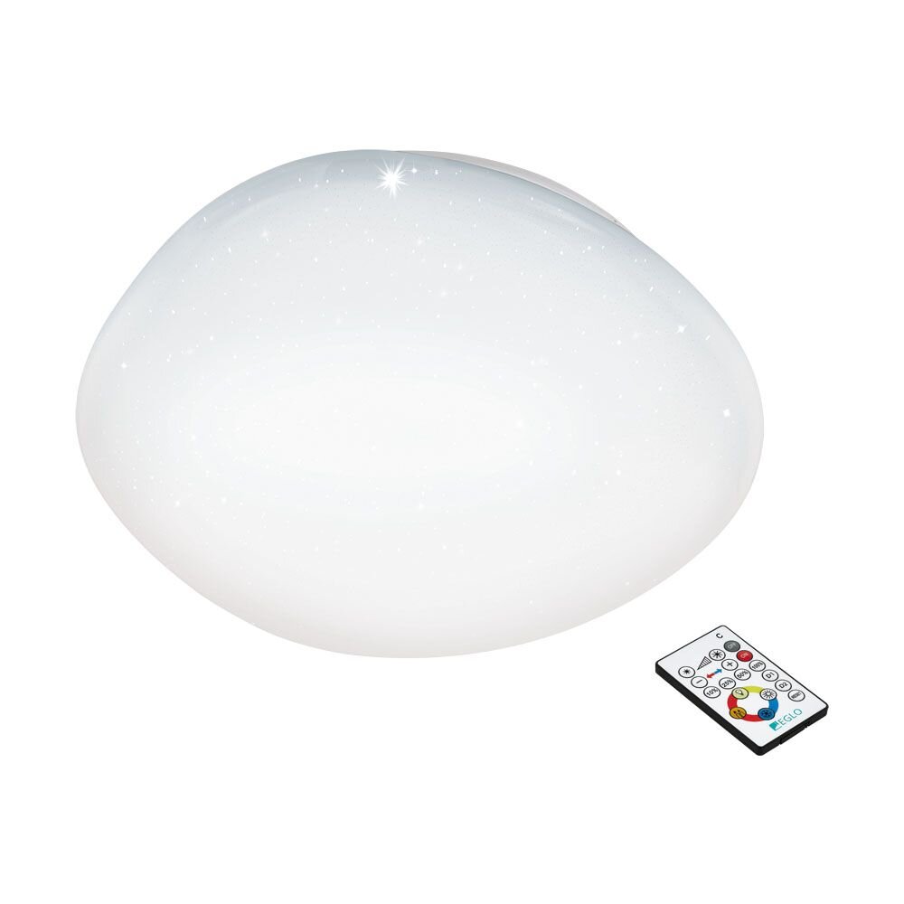 Eglo SILERAS Lámpara de Techo LED Blanca, 1 luz, Mando a distancia main product photo