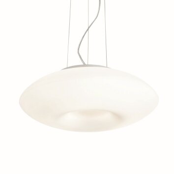 Ideal Lux GLORY Lámpara Colgante Blanca, 3 luces