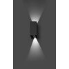 Faro Blind Aplique para exterior LED Antracita, 2 luces