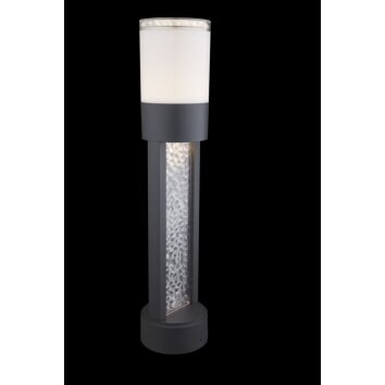 Globo Lámpara de pie para exterior LED Gris, 1 luz