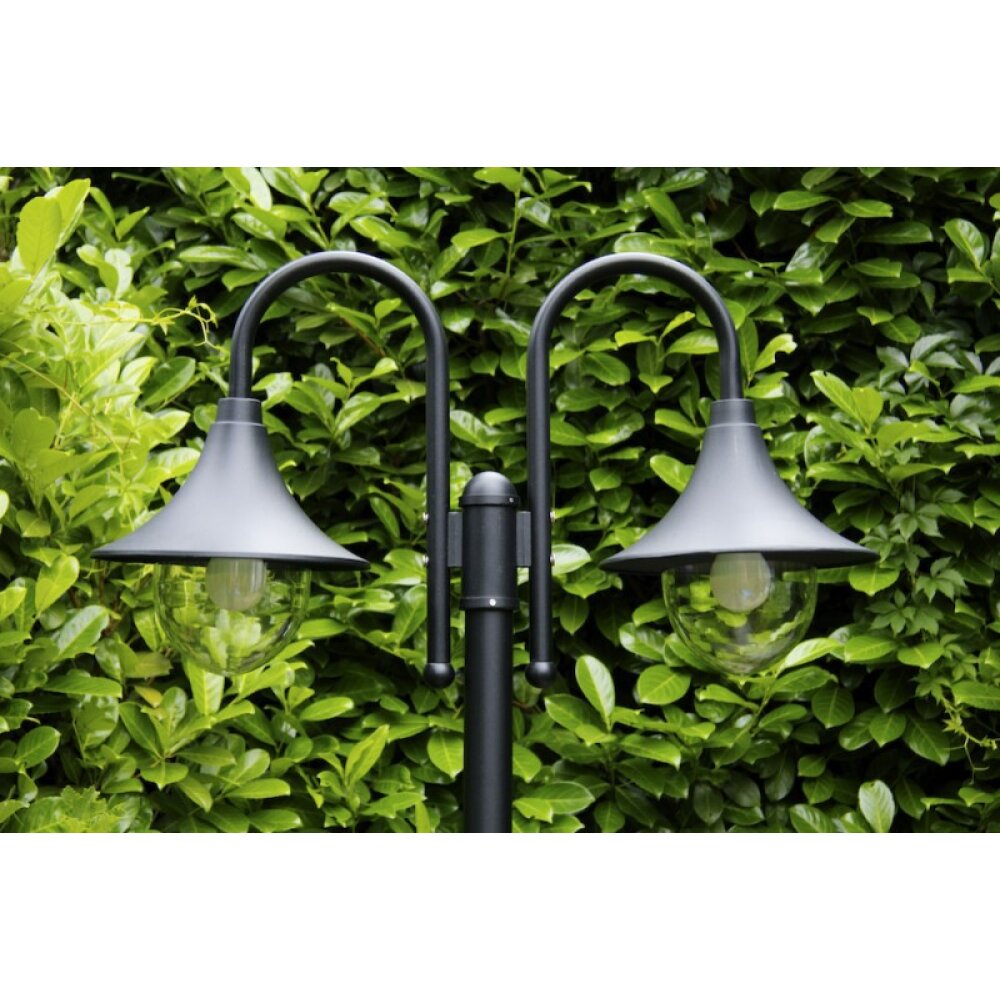Brilliant Berna Lámpara de pie para exterior Negro, 2 luces main product photo