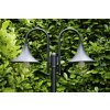 Brilliant Berna Lámpara de pie para exterior Negro, 2 luces