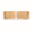 Ideal Lux CLIP Aplique dorado, 2 luces