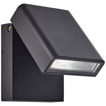 Brilliant Toya Aplique LED Negro, 1 luz