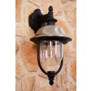 Konstsmide PARMA Aplique Aluminio, Negro, 1 luz