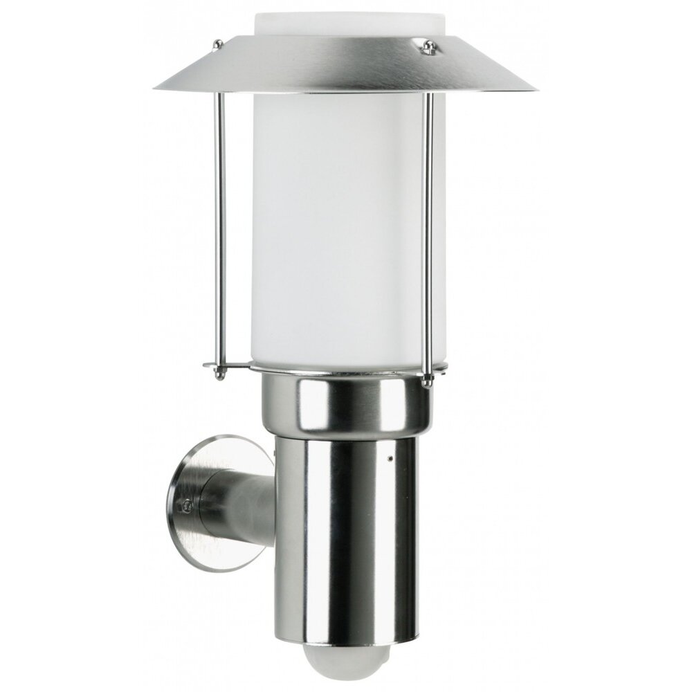 Albert 238 Aplique para exterior Acero inoxidable, 1 luz, Sensor de movimiento main product photo