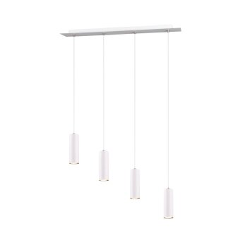 Trio Leuchten MARLEY Lámpara Colgante Blanca, 4 luces Trio Leuchten MARLEY Lámpara Colgante Blanca, 4 luces